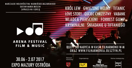 Arena Festival Film & Music w Ostródzie. Trzy dni święta muzyki filmowej