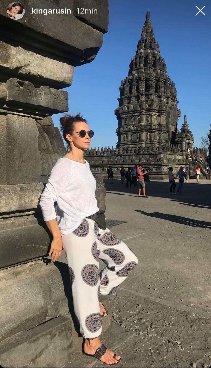 Kinga Rusin na wakacjach