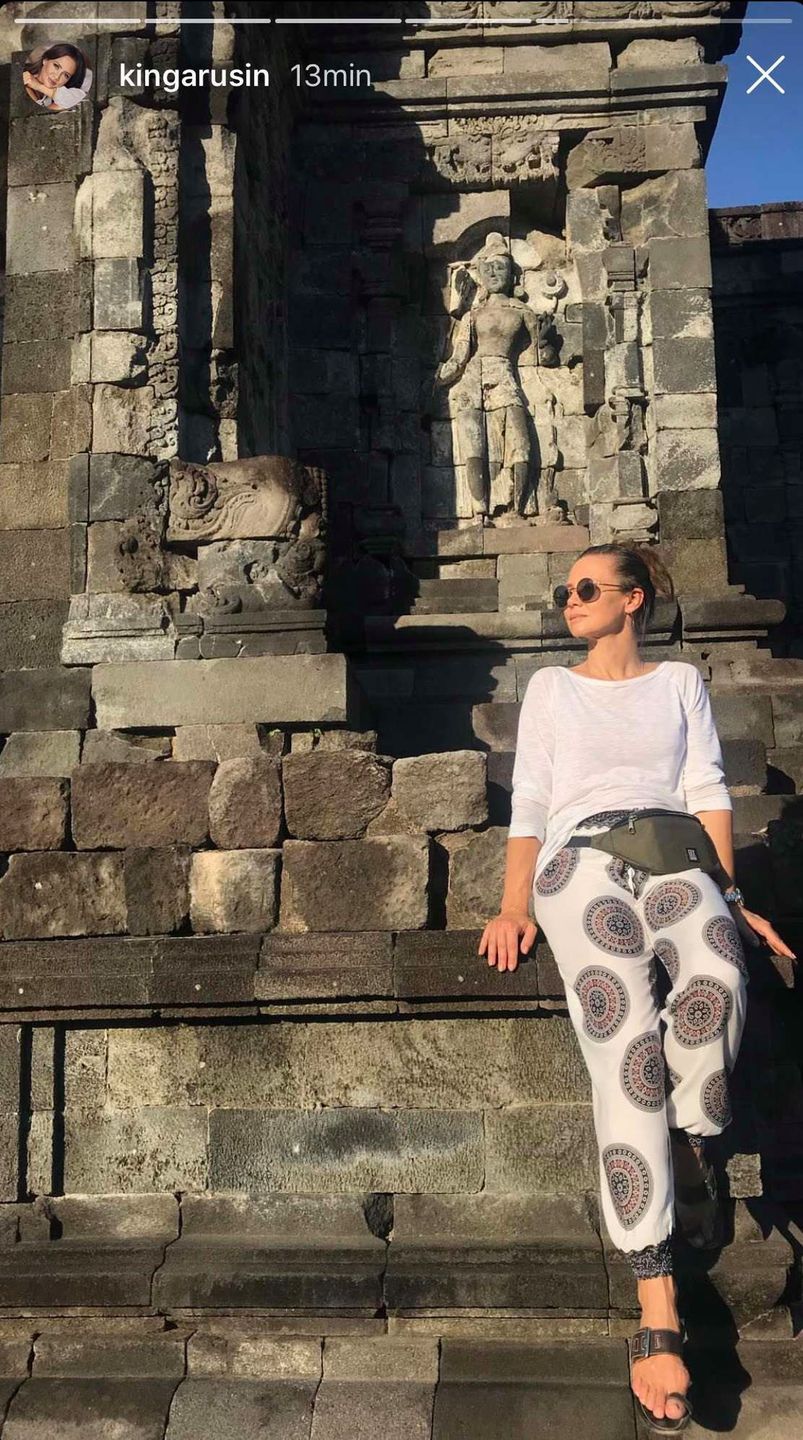 Kinga Rusin na wakacjach