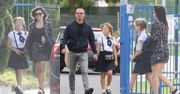 Kasia Cichopek prowadzi córkę na rozpoczęcie roku szkolnego. Odebrał ją już Marcin Hakiel. Dalej się unikają? [ZDJĘCIA]
