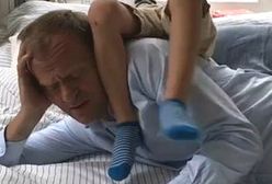 Tusk pokazał nagranie z wnuczkiem. Komentarz byłego premiera bezcenny: bycie dziadkiem bywa ciężkie