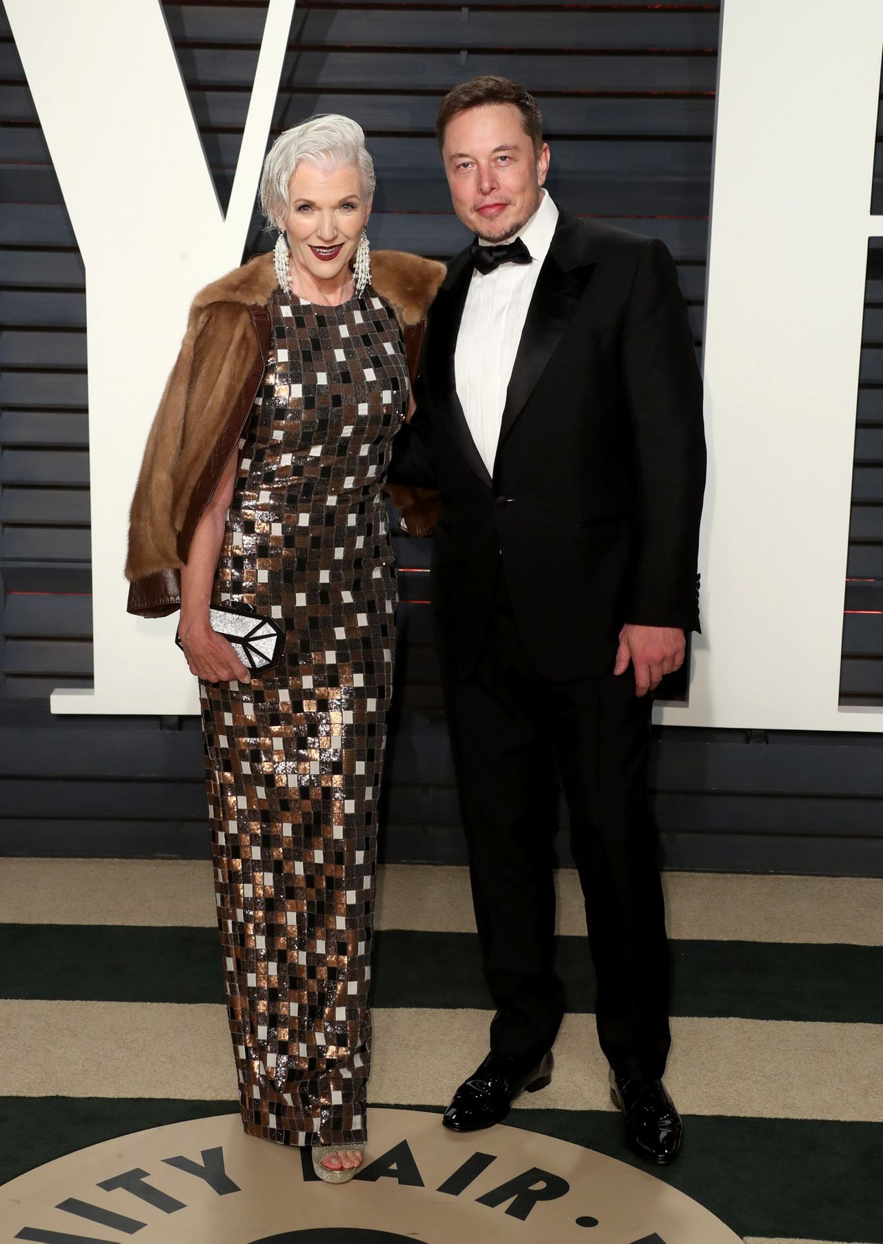 January 26, 2017 Beverly Hills, Ca.
Maye Musk and Elon Musk  at 2017 Vanity Fair Oscar Party hosted by Graydon Carter at the Wallis Annenberg Center for the Performing Arts
©  AFF-USA.COM