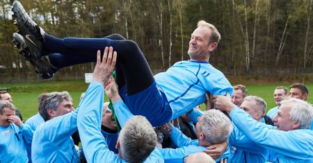 Mecz Tuska z kolegami. 60. urodziny przewodniczącego Rady Europejskiej