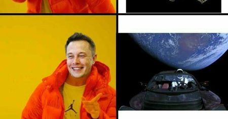 Elon Musk wysłał Teslę w kosmos. Internauci odpowiadają
