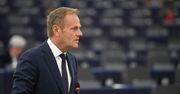 Donald Tusk na Uniwersytecie Warszawskim. Wygłosił przemówienie