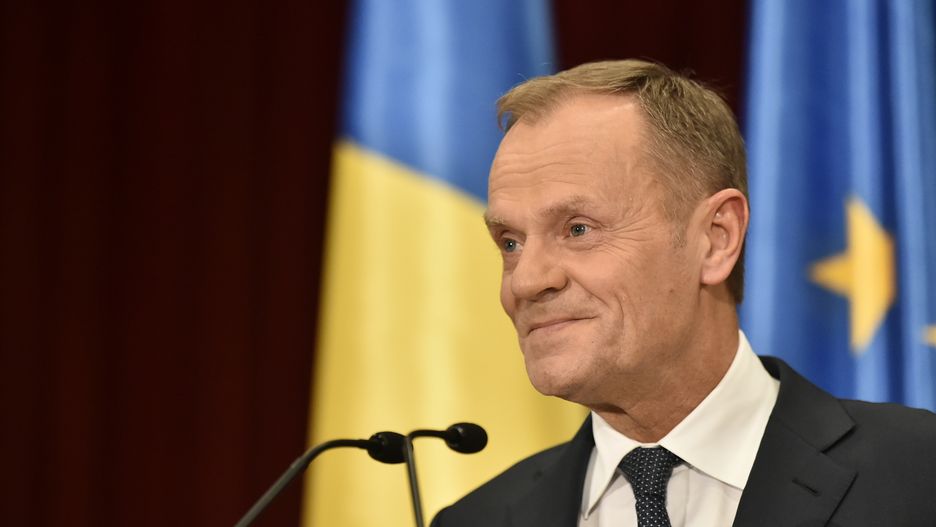 Donald Tusk przemawiał po rumuńsku