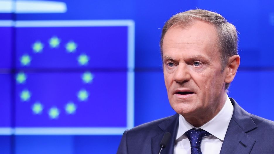Przewodniczący Rady Europejskiej Donald Tusk.