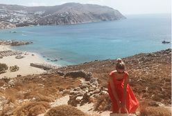Kasia Tusk na greckiej wyspie