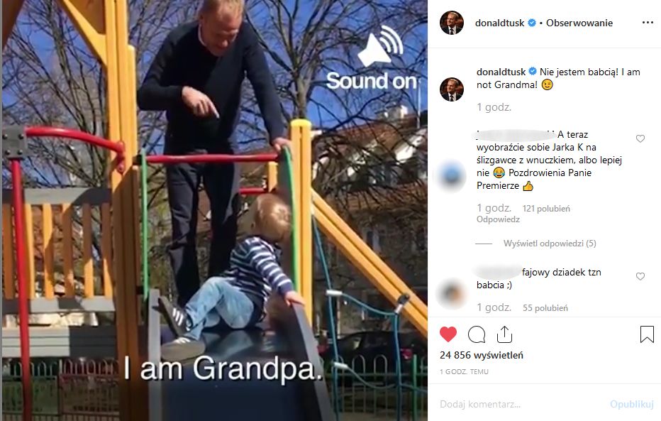 "Nie jestem babcią". Wideo Donalda Tuska hitem sieci