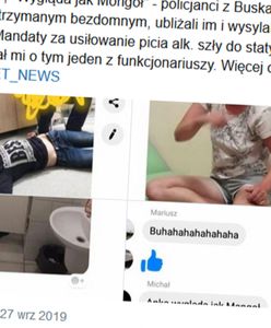 Busko-Zdrój. Skandal ze zdjęciami z komendy. "Poniżali zatrzymanych"