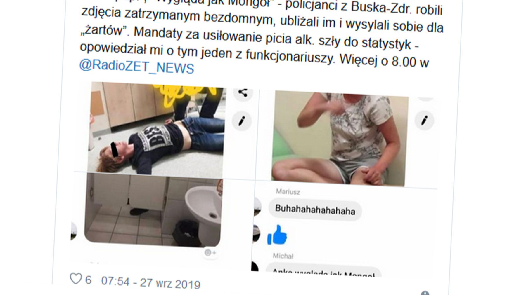 Busko-Zdrój. Policjanci mieli robić zdjęcia zatrzymanym i im ubliżać