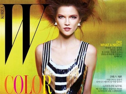 Kasia Struss na okładce "W" Korea