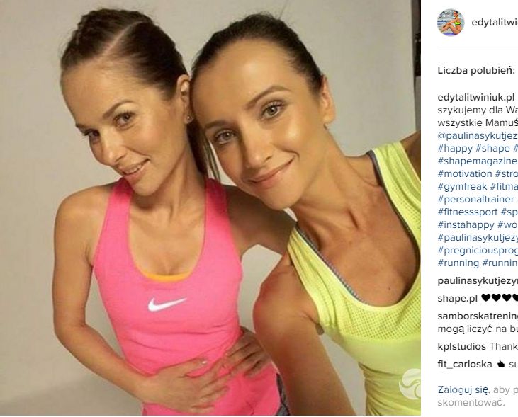 Edyta Litwiniuk trenuje Paulinę Sykut
