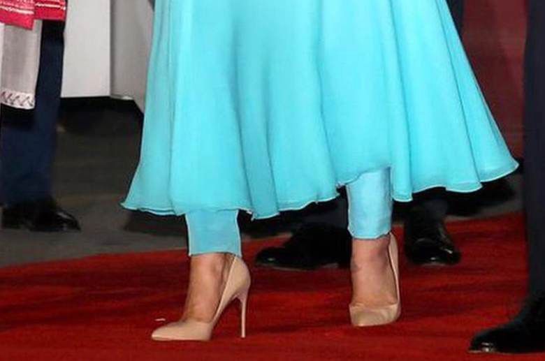 Księzna Kate - buty i spodnie