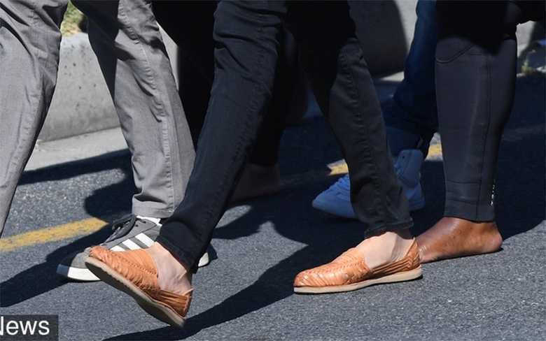 Meghan Markle w płaskich butach w Afryce