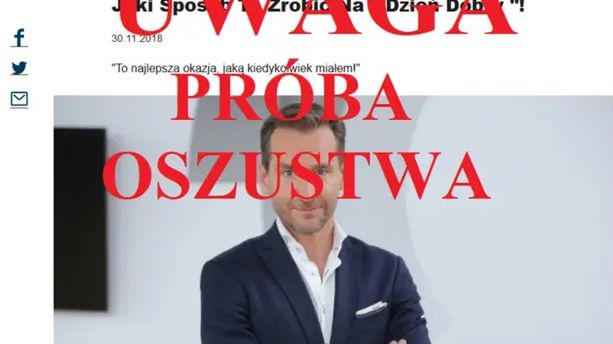 Tego typu publikacje to oszustwo. Od zeszłego roku próbują je blokować Google i Facebook. 