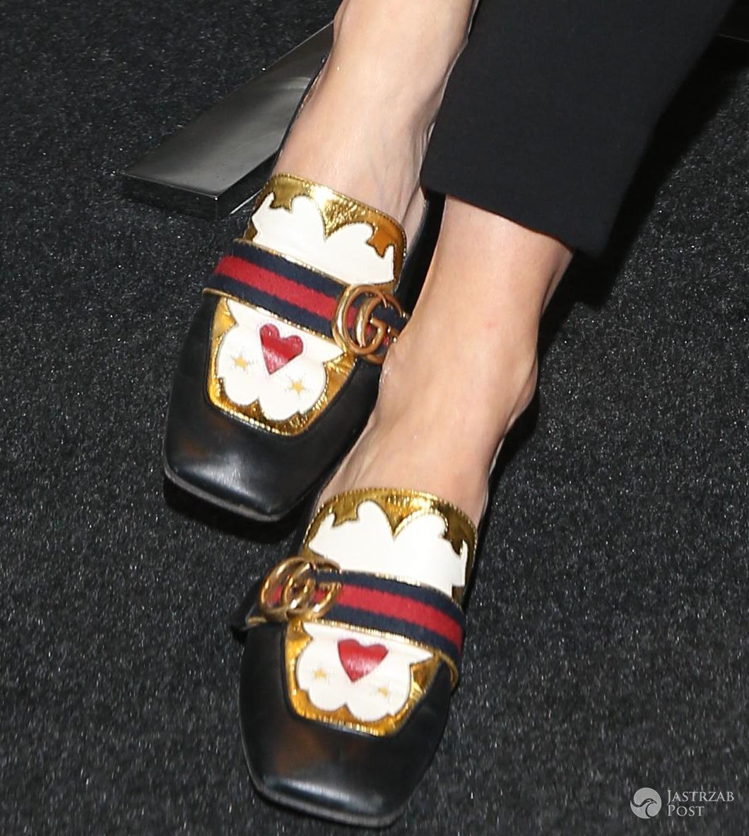Małgorzata Kożuchowska w mokasynach Gucci