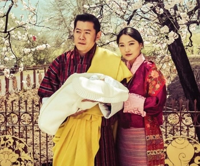 Król i królowa Bhutanu 