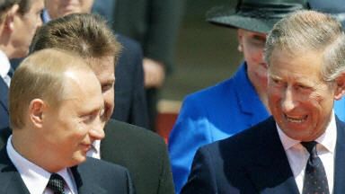 Władimir Putin i książe Karol