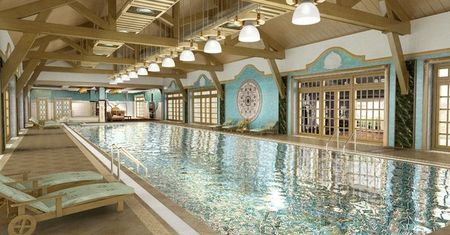 Basen ze złoconymi płytkami i podziemne spa. Zobacz wakacyjną willę Putina
