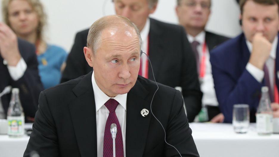 Władimir Putin podczas szczytu G20