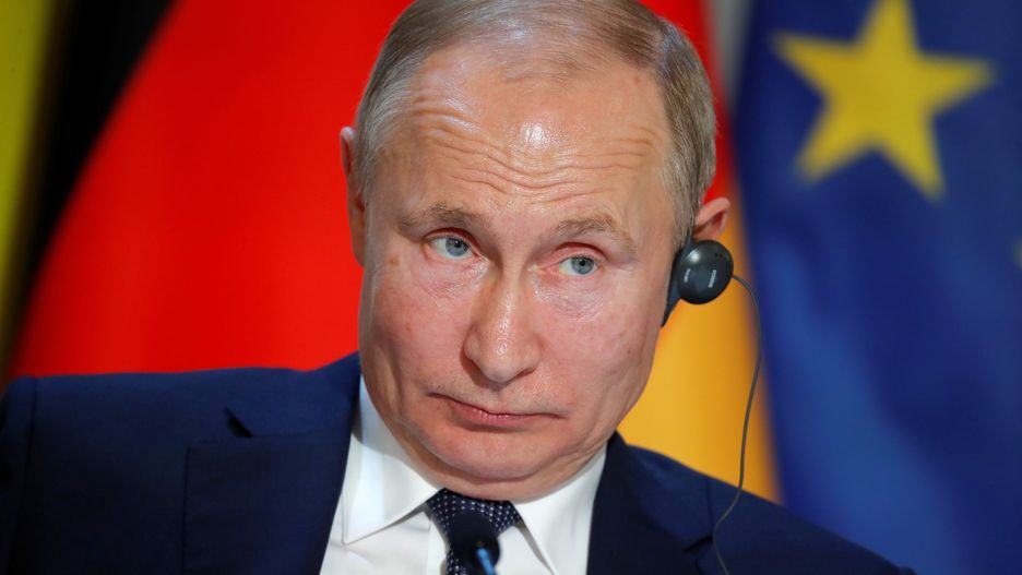 Władimir Putin (prezydent Federacji Rosyjskiej) na szczycie w Paryżu
