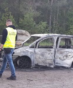 Dwa ciała w spalonym aucie. Prokuratura potwierdza: to małżeństwo z Chin