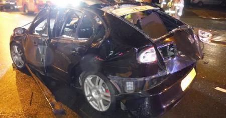 Auto wybuchło. Kierowca popełnił błąd