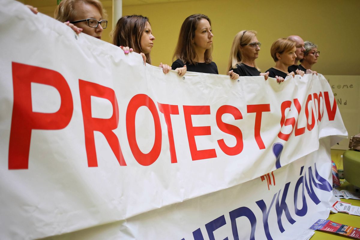 Protest fizjoterapeutów. Medycy zapowiadają zaostrzenie akcji