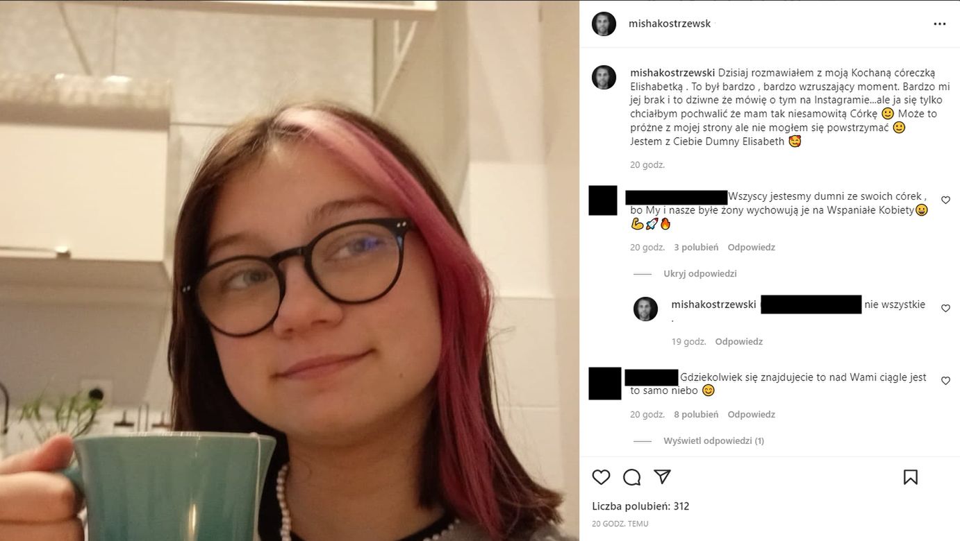 Elisabeth - córka Mishy Kostrzewskiego