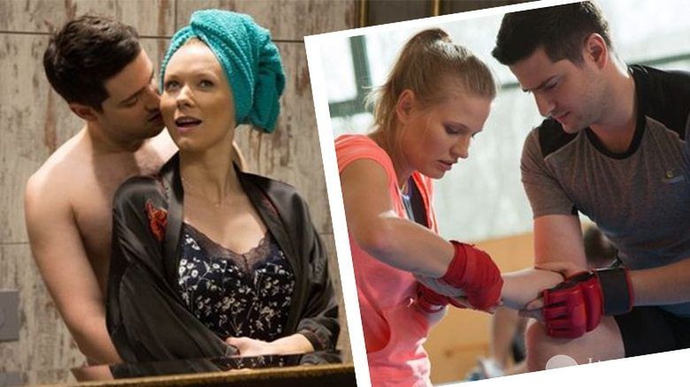 Na dobre i na złe odcinek 633, Adam (Grzegorz Daukszewicz), Aneta (Natalia Rybicka), Wiktoria (Katarzyna Dąbrowska)