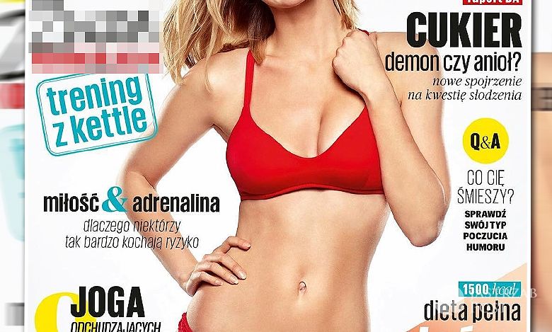 Odchudzona zwyciężczyni Top Model wraca na okładki! Porównajcie zdjęcie z czołówki z fotką bez retuszu