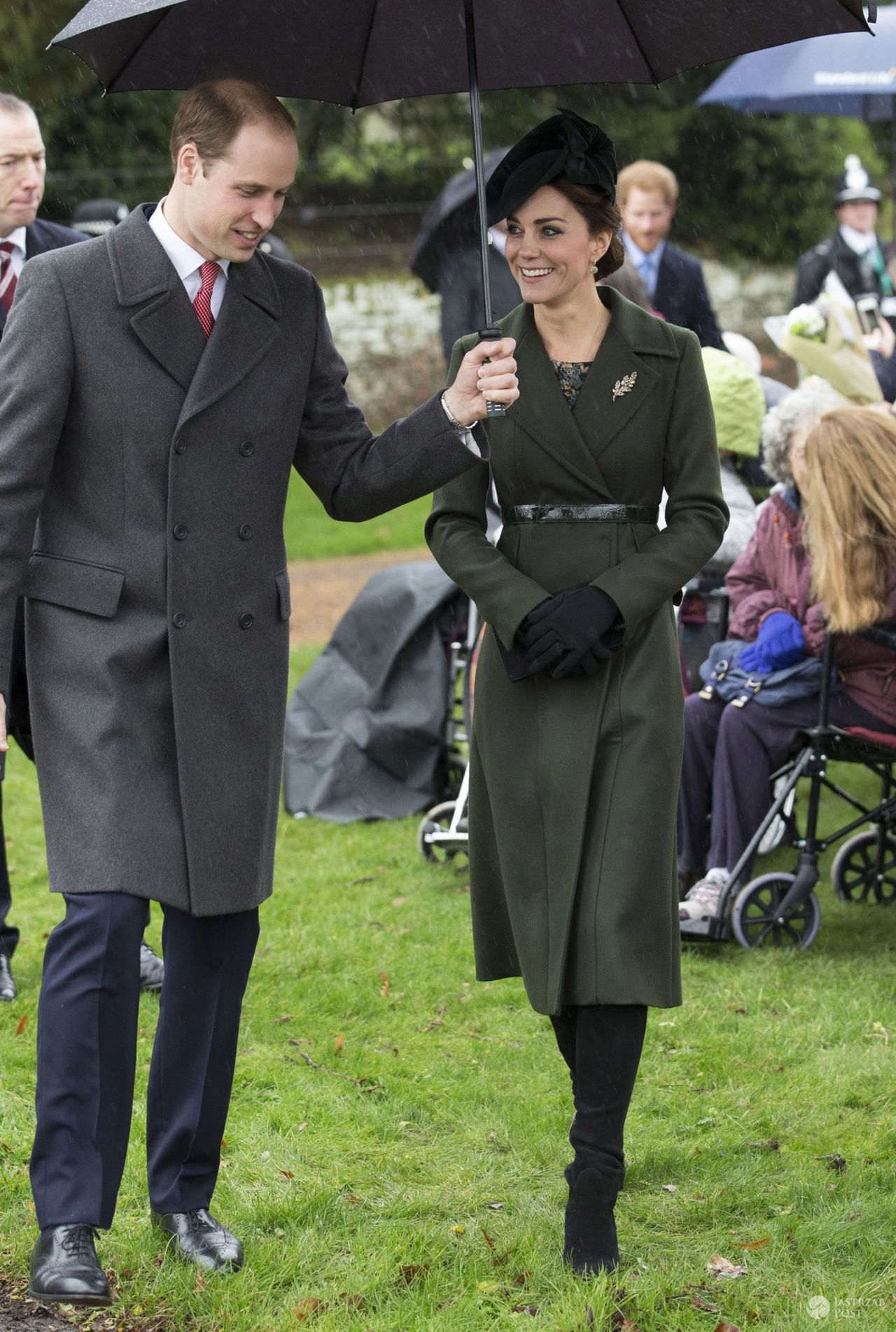 Książę William i księżna Kate, Boże Narodzenie 2015 (fot. East News)