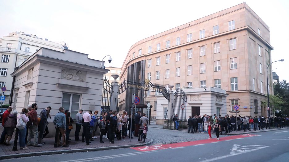 Kolejka do Sejmu w Noc Muzeów 2019