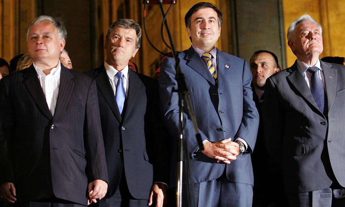 Upadek "ucznia" prezydenta Kaczyńskiego. Saakaszwili stracił obywatelstwo Ukrainy
