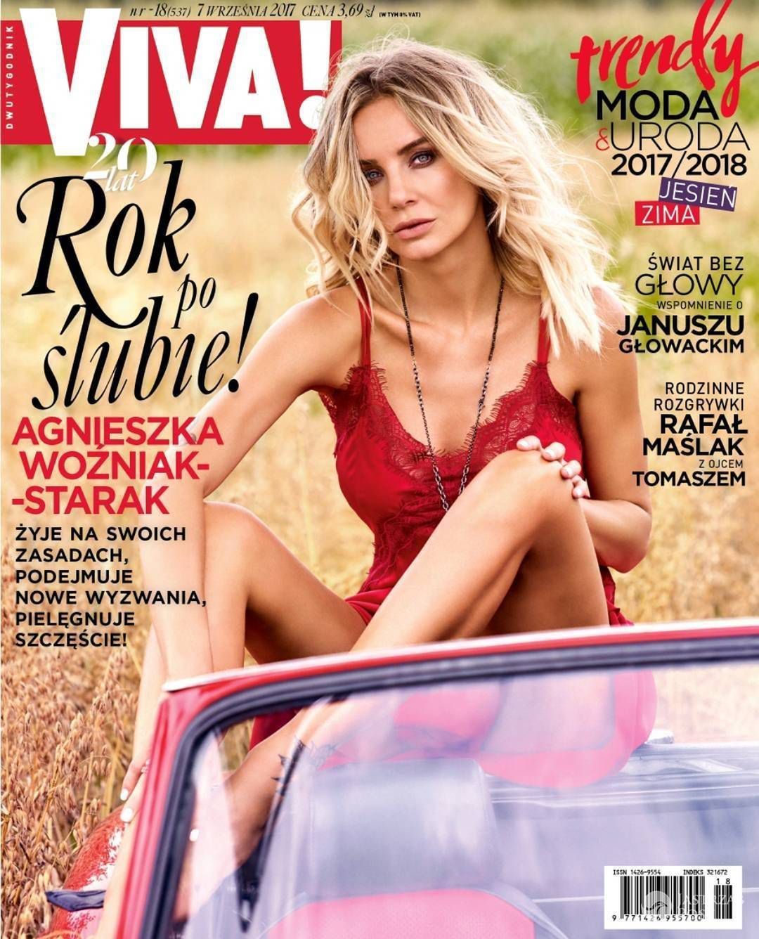 Agnieszka Woźniak-Starak na okładce Vivy!