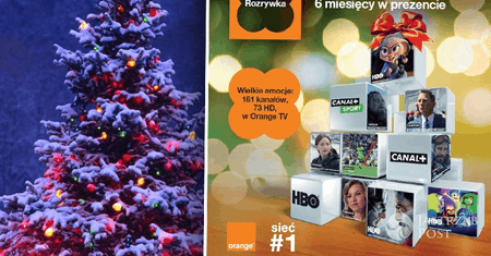 Szukasz idealnego prezentu na gwiazdkę? Znajdziesz go w Orange! Orange TV z HBO i Canal+ przez 6 miesięcy za darmo!