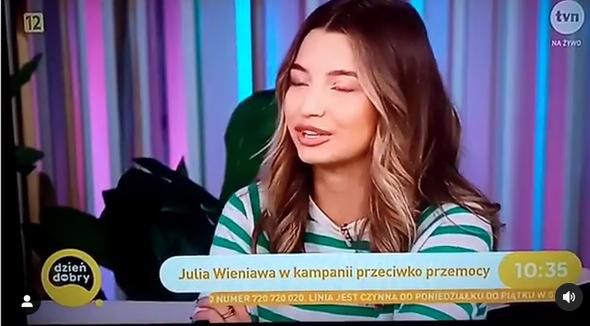 Julia Wieniawa pojawiła się w "DDTVN". Mówiła o hejcie