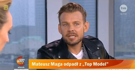 Mateusz Maga tłumaczył się z porażki w "Top Model", Wolińskiemu puściły nerwy