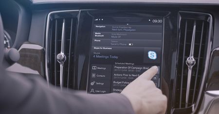 Skype trafił do samochodów Volvo