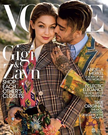 Gigi Hadid i Zayn Malik w Vogue