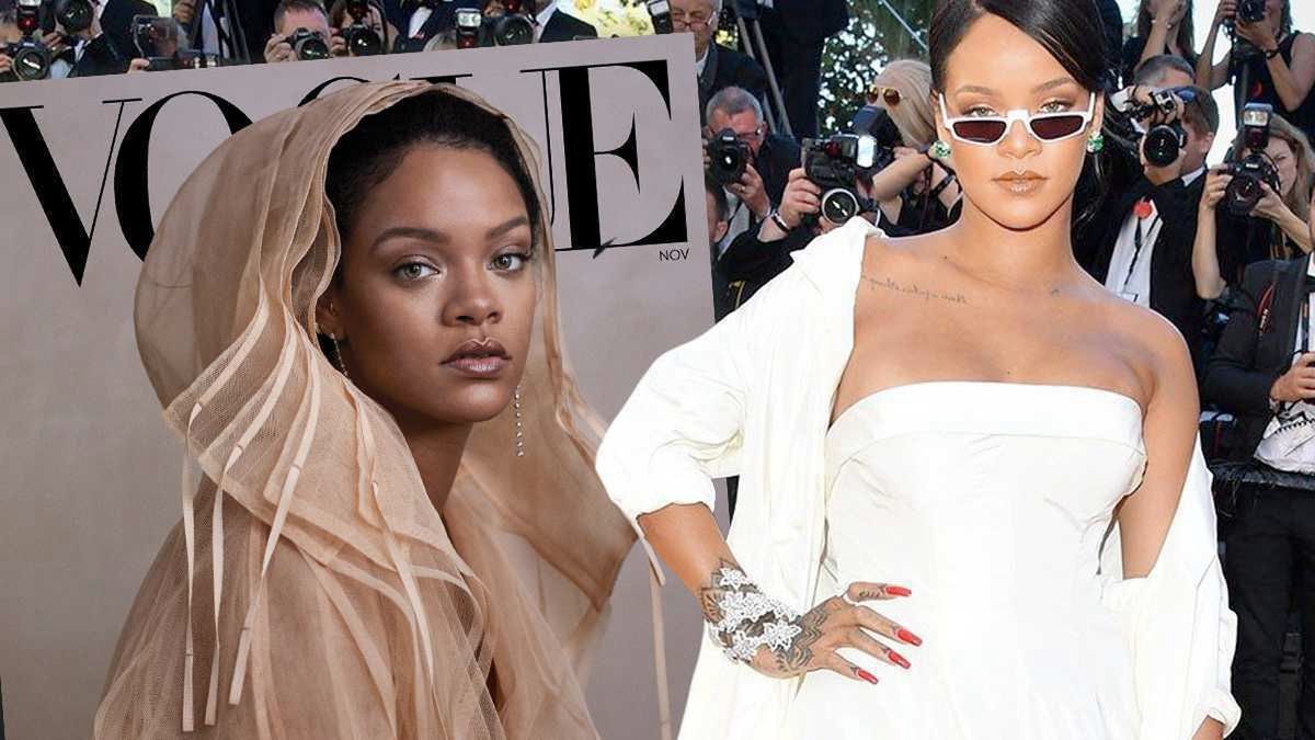 Rihannao ślubie. Vogue