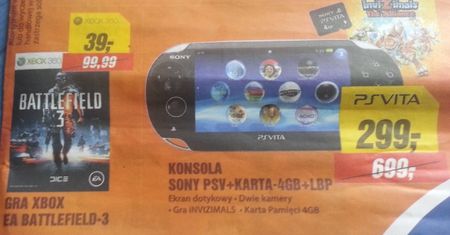 Co powiecie na PS Vita za 299 złotych?