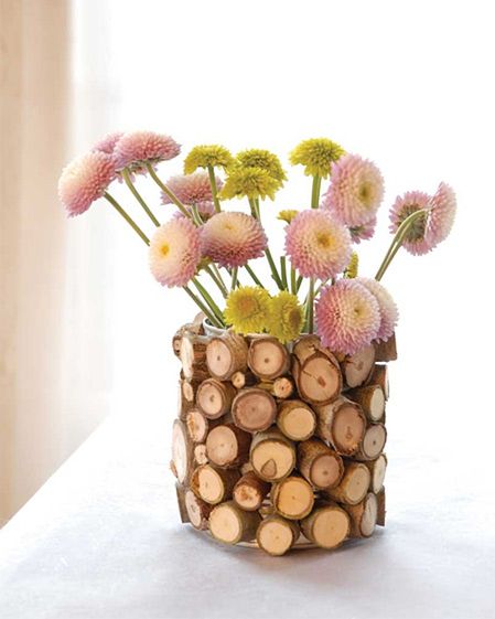 Wood Chip Vase