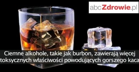 Ciemne alkohole wywołują gorszego kaca!