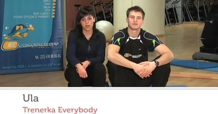 Ćwiczenie w podporze bocznym na macie
