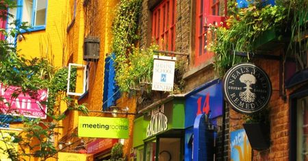 Neal's Yard - tajemniczy zakątek Londynu