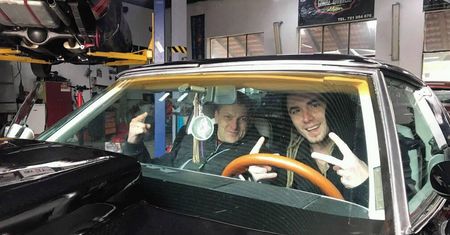 Kamil Bednarek otwiera sezon nowym autem. Jego corvette wyremontował polski warsztat