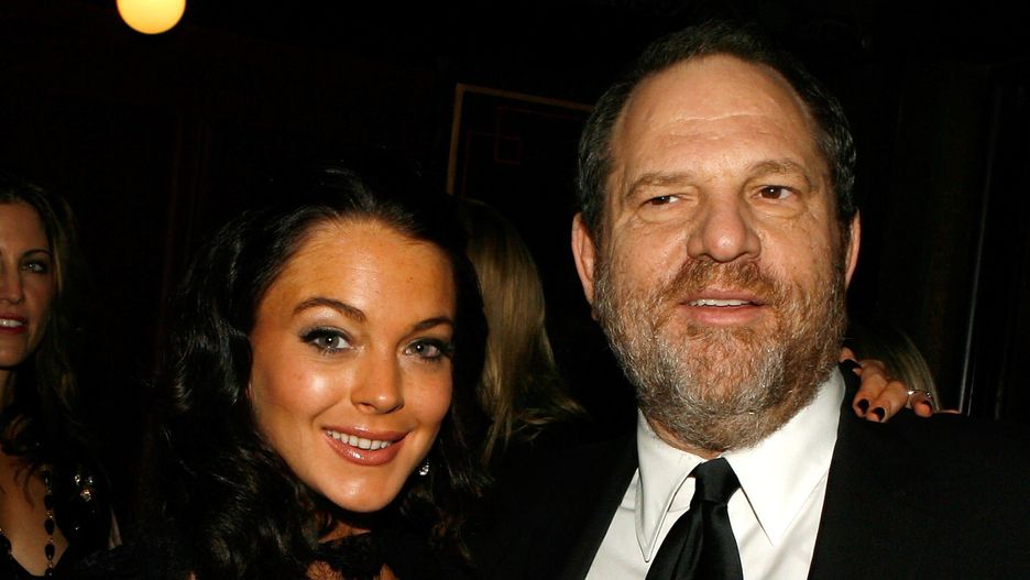 Lindsay Lohan i Harvey Weinstein, Hollywood 2006.