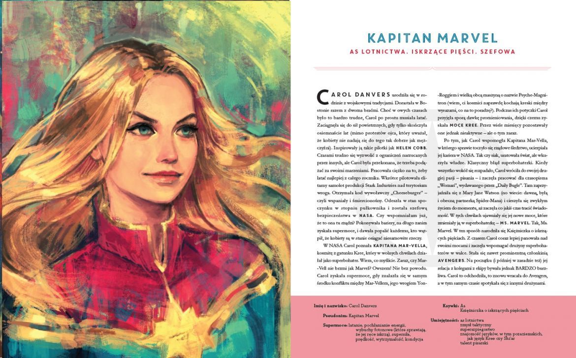 Marvel. Superbohaterki. 65 kobiet, które zmieniły losy wszechświata, wyd. Egmont 2019 